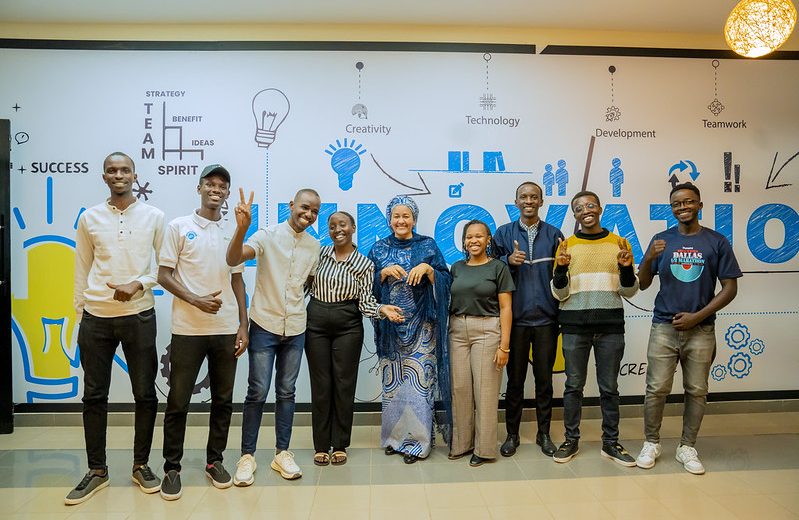 UN Deputy SG Visits UNIPOD, Commends Young Innovators